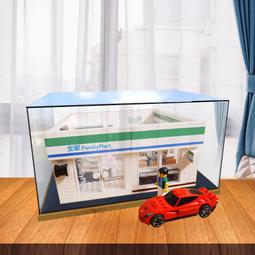 展示盒 防塵盒 收納盒 全家便利店FamilyMart積木玩具玻璃透明防塵罩收納柜亞克力展示盒 歷史價格詳細信息