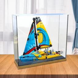 展示盒 防塵盒 收納盒 42075緊急救援車汽車高樂拼裝防塵罩積木收納柜透明亞克力展示盒 歷史價格詳細信息