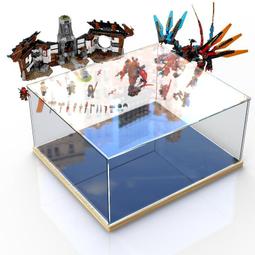 亞克力展示盒樂高收納盒盒展示櫃手辦展示架透明家用防塵高達模型 歷史價格詳細信息