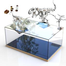 展示盒 防塵盒 收納盒 21310模型展示盒樂高積木罩老漁屋漁夫小屋手辦收納柜透明防塵盒 歷史價格詳細信息