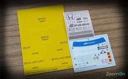 ZoomOn ZD012 1/24 Tire letters (For 15-17&rsquo;&rsquo;)胎皮噴字模金屬蝕刻片 歷史價格詳細信息