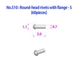 MFH P1141 內六角平頭鉚釘Hexagon socket flat head rivet-L 48 pieces 歷史價格詳細信息