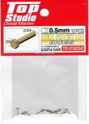 TopStudio TD23254 HEX RIVET(C) BRASS 0.7mm 歷史價格詳細信息