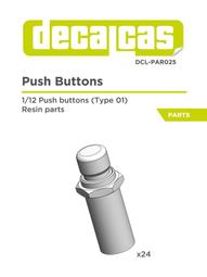 Decalcas DCL-PAR024 1/24-1/20 按紐 Push Buttons 歷史價格詳細信息