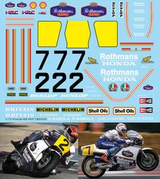 TBD532 1/12 Roberts Rider Figure Race Suit Yamaha 1983Decal 歷史價格詳細信息