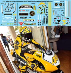 TBD240 1/12 Valentino Rossi Goodwood Festival of Speed 價格比較,價格查詢,歷史價格詳細信息