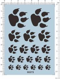 腳印貼紙 腳丫子貼紙 狗狗腳印 遮痕貼紙 一組6張 歷史價格詳細信息