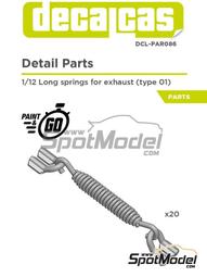 Decalcas:DCL-PAR080 Nuts - Castle nut with split pin 0,55mm, 歷史價格詳細信息