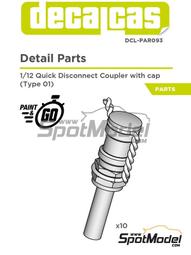 Decalcas DCL-PAR033 1/24 Lucas plate light Clear parts 歷史價格詳細信息