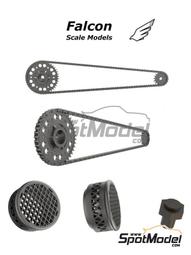 Falcon FSM16: 1/12  Yamaha YZR M1 steering bumper 2004 歷史價格詳細信息