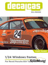 Decalcas DCL-MSK006 1/24 Porsche 935 K2 窗框遮蓋貼紙 歷史價格詳細信息