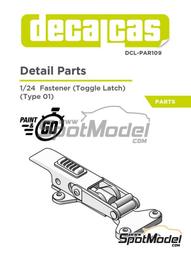 Decalcas DCL-PAR019 1/12 防呆撥動開關Toggle switch with guard 歷史價格詳細信息