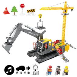 兒童合金挖掘機玩具車組合裝挖土拖拉機吊車小汽車工程車男孩3-6歲4 歷史價格詳細信息