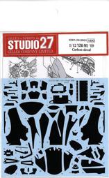 STUDIO27-CD12001 1/12 Ninja ZX-RR Carbon Decal 歷史價格詳細信息