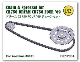 DE12074 Chain &amp; Sprocket set Kawasaki Z2 750RS 1973 歷史價格詳細信息