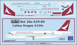 DRAW Decal_1/144_Cathay Dragon 國泰港龍航空 A320_44-A3N-89 歷史價格詳細信息