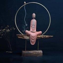 5Cgo【代購七天交貨】中式禪意倒流香熏爐復古蠟燭臺香爐香道功夫茶道茶室書房家居擺件t700246107536 歷史價格詳細信息