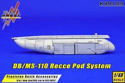 KASL  1/48  DB/MS-110 Recce Pod System 長距離偵照莢艙  (K48129) 價格比較,價格查詢,歷史價格詳細信息