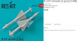 RES/KIT 1/72 QRC 80-01 ECM POD 電子反制筴艙 樹脂改套_72-0418 歷史價格詳細信息