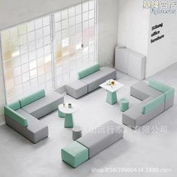 創意休息區單人沙發接待美容院洽談沙發桌椅組合設計師民宿小沙發 歷史價格詳細信息