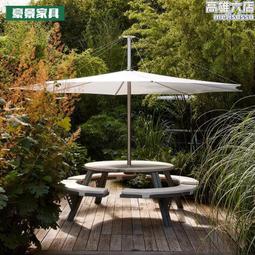 戶外連體公園桌椅組合花園庭院座椅景區室外露天長凳廣場戶外桌椅 歷史價格詳細信息