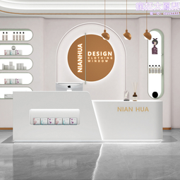 簡約收銀臺服裝店美容院前臺奶茶店美甲吧檯小型接待臺 歷史價格詳細信息