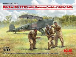 ICM  1/32   B&uuml;cker B&uuml; 131D，二戰德國訓練飛機   (32030) 歷史價格詳細信息