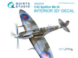 ㊣ Quinta Studio 1/32 英軍噴火式戰機 Spitfire Revell 3D立體浮雕水貼QD32043 歷史價格詳細信息
