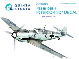 ㊣ Quinta Studio 1/32 Bf 109G-6 德軍戰鬥機 Revell 3D立體浮雕水貼 QD32029 歷史價格詳細信息