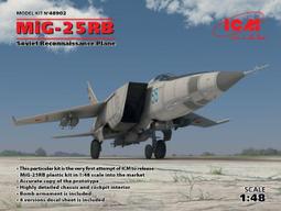 ICM 1/48 俄羅斯 MIG-25 RBT 狐蝠 Foxbat 超音速偵查機 歷史價格詳細信息