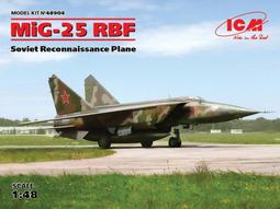 ICM 1/48 俄羅斯 MIG-25 RBT 狐蝠 Foxbat 超音速偵查機 歷史價格詳細信息