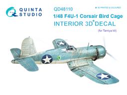 ㊣ Quinta Studio 1/48 F4U-1 美軍海盗戰機 Hobbyboss 3D立體浮雕水貼 QD48126 歷史價格詳細信息