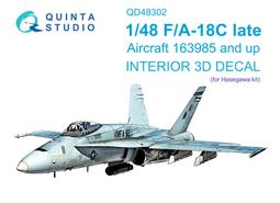 ㊣ Quinta Studio 1/48 F/A-18E 美軍大黃蜂戰機 MENG 3D立體浮雕水貼 QD48198 歷史價格詳細信息