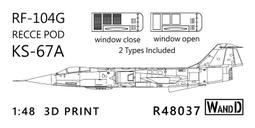 1/48~WANDD樹脂套件~國軍RF-104G始安機鼻偵照莢艙(訓練用)~附金屬空速管 歷史價格詳細信息