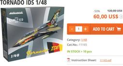 Eduard 1/48 TORNADO GR.1/4 ARMAMENT 武器組 樹脂改套_SIN64867 歷史價格詳細信息