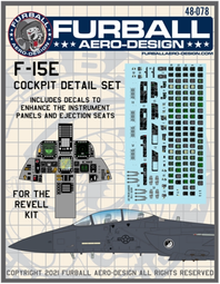Furball_48-078_1/48_F-15E 儀表 座艙內 等 細節水貼 價格比較,價格查詢,歷史價格詳細信息