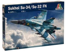Italeri 1/72 1379 俄羅斯 Su-34/Su/32 FN 戰鬥轟炸機 歷史價格詳細信息