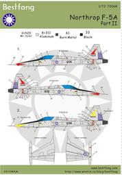 1/72Bestfong水貼紙~美國F-5E/F戰鬥機的國徽,儀表與機身各處細節標示/警語 歷史價格詳細信息