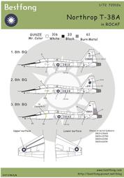 1/72Bestfong水貼紙~T-CH-1中興號教練機~3種國軍塗裝,份量可做兩架 歷史價格詳細信息