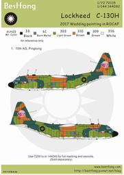 只有貼紙 1/72 BH-1900C 空軍專機隊塗裝貼紙 (請先聯繫確認存貨) 歷史價格詳細信息