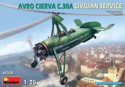 Mini Art  1/35  AVRO ROTA C.30A 旋翼機 (民用版)  (41006) 歷史價格詳細信息