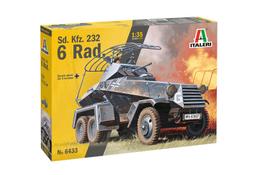 ITALERI  1/35  二戰德軍 Sd.Kfz.232 6輪裝甲車 (6433) 歷史價格詳細信息