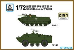 S-Model 六分儀 1/72 ST007203 前蘇聯裝甲車輛套裝A (MD-2 &amp; BMP-2) 歷史價格詳細信息