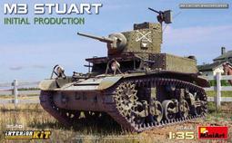 MiniArt 1/35 美國 M3 斯圖亞特 Stuart 輕型戰車 初期型 坦克 陸軍 二戰 組裝模型 35425 歷史價格詳細信息