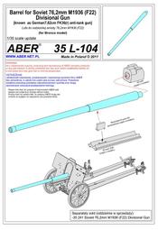【AKO HOBBY】ABER 35L-104 1/35 M1936 (F22)戰防砲 金屬砲管 *** 下標前請先詢問 價格比較,價格查詢,歷史價格詳細信息