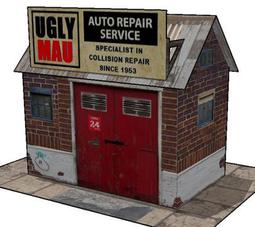 《紙模家》陰屍路 Derelict House破舊屋 1/72 紙模型套件免運費 歷史價格詳細信息