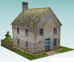 《紙模家》市場花園大作戰 Brick House 1/72#2  紙模型套件免運費 歷史價格詳細信息