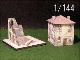 《紙模家》諾曼第登陸 D日教堂The D-Day church 1/72(A3)紙模型套件免運費 歷史價格詳細信息