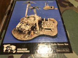 【全國最便宜】VERLINDEN 威靈頓 1/35二戰美國海軍陸戰隊太平洋島嶼登陸戰鬥場景地台(全樹脂套件) 歷史價格詳細信息