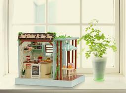 智趣diy手工小屋積木小鎮建築立體房子模型拼裝生日玩具TA 歷史價格詳細信息